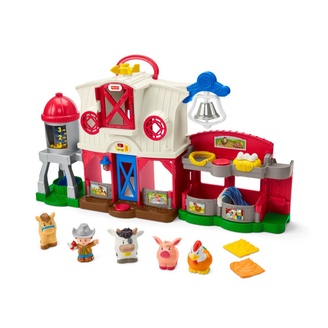 Little People Fisher-Price Farm Toy, Toddler Playset, Smart Stages Learning Content